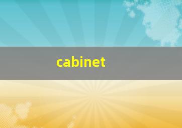  cabinet